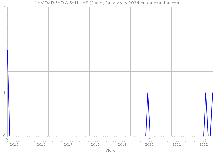 NAVIDAD BADIA SALILLAS (Spain) Page visits 2024 