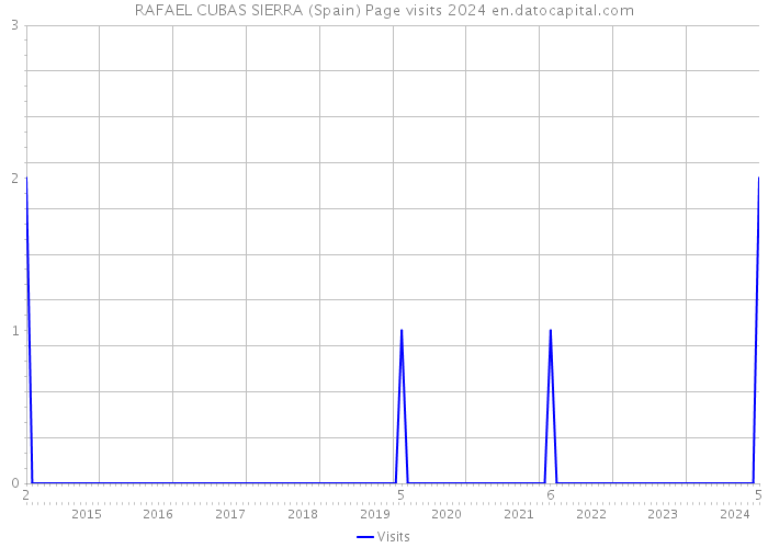 RAFAEL CUBAS SIERRA (Spain) Page visits 2024 
