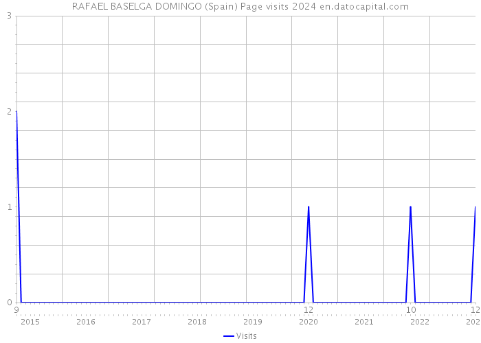 RAFAEL BASELGA DOMINGO (Spain) Page visits 2024 