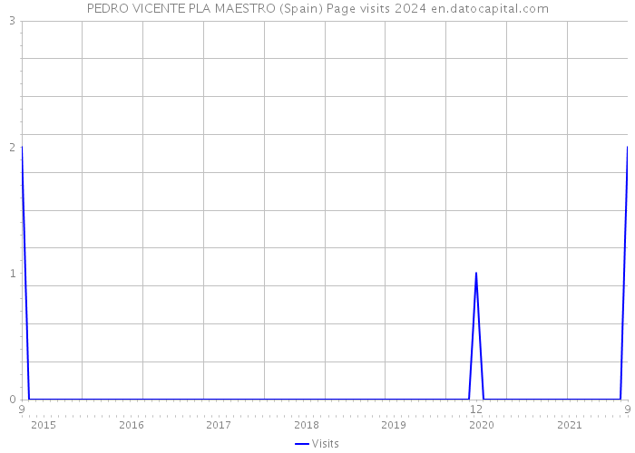 PEDRO VICENTE PLA MAESTRO (Spain) Page visits 2024 