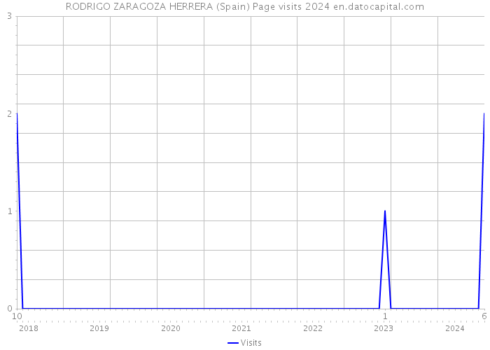 RODRIGO ZARAGOZA HERRERA (Spain) Page visits 2024 