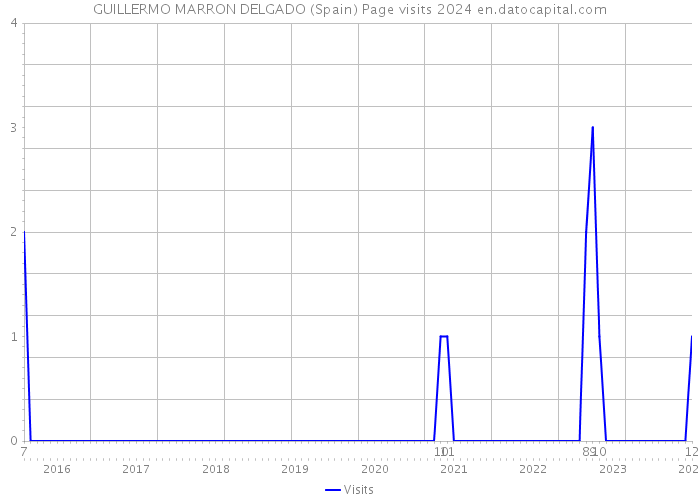 GUILLERMO MARRON DELGADO (Spain) Page visits 2024 