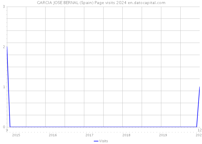 GARCIA JOSE BERNAL (Spain) Page visits 2024 