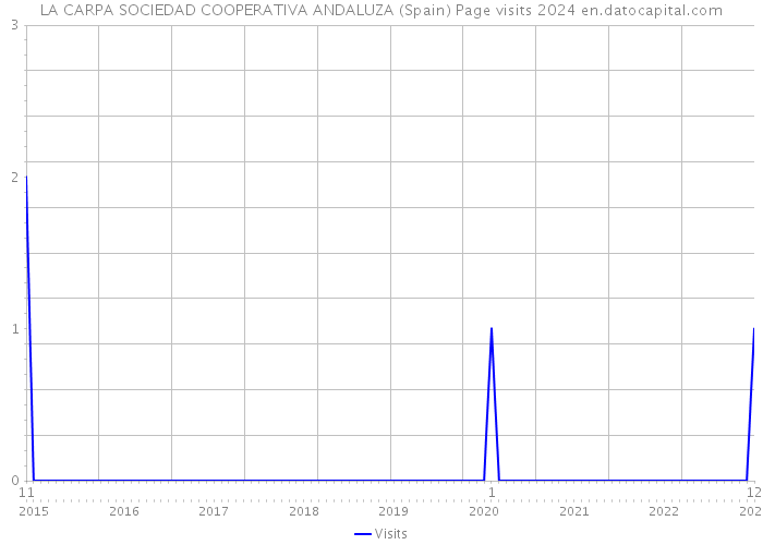 LA CARPA SOCIEDAD COOPERATIVA ANDALUZA (Spain) Page visits 2024 