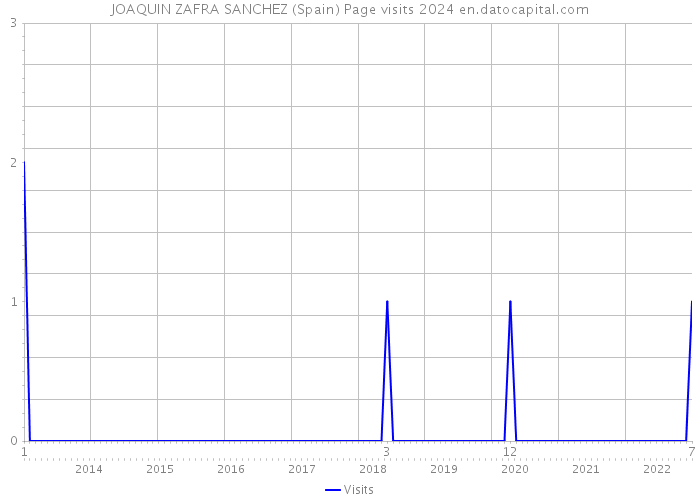 JOAQUIN ZAFRA SANCHEZ (Spain) Page visits 2024 