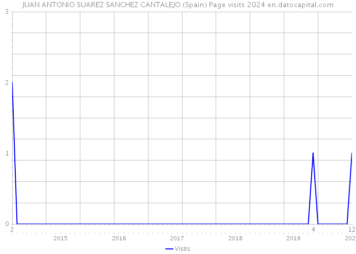 JUAN ANTONIO SUAREZ SANCHEZ CANTALEJO (Spain) Page visits 2024 