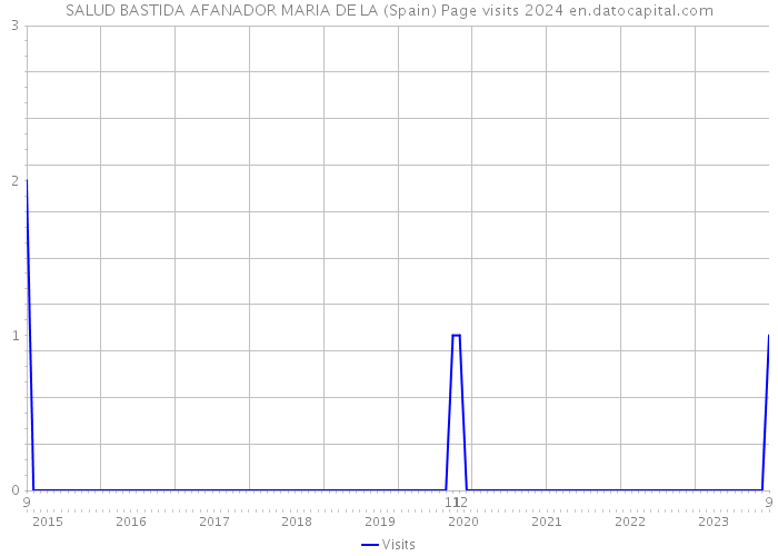 SALUD BASTIDA AFANADOR MARIA DE LA (Spain) Page visits 2024 