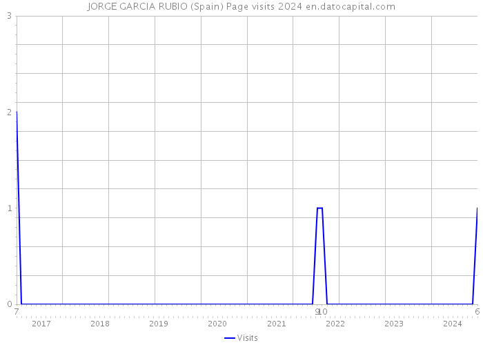 JORGE GARCIA RUBIO (Spain) Page visits 2024 