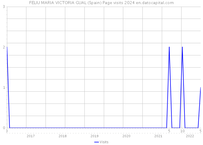 FELIU MARIA VICTORIA GUAL (Spain) Page visits 2024 