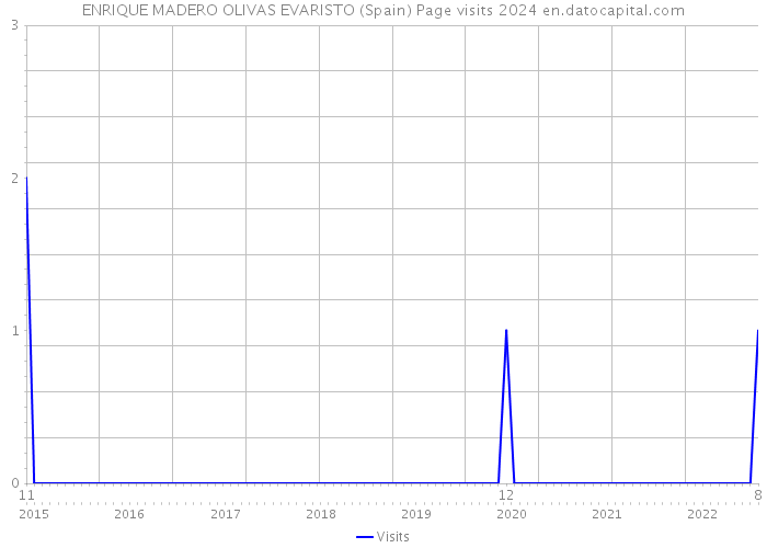 ENRIQUE MADERO OLIVAS EVARISTO (Spain) Page visits 2024 