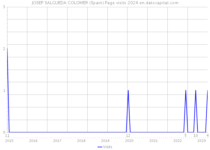 JOSEP SALGUEDA COLOMER (Spain) Page visits 2024 