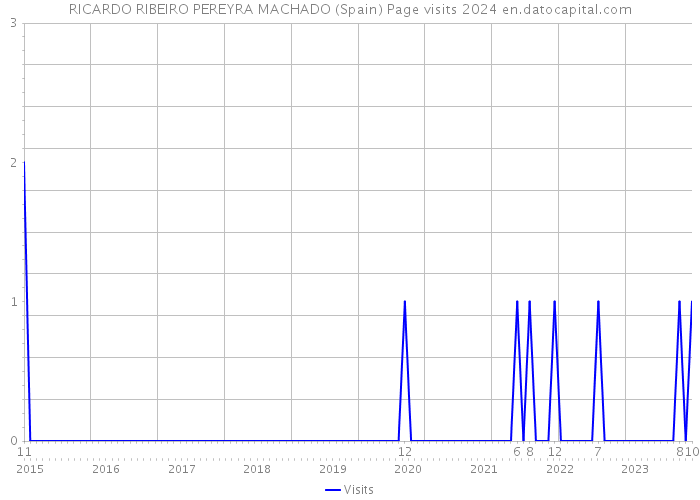 RICARDO RIBEIRO PEREYRA MACHADO (Spain) Page visits 2024 