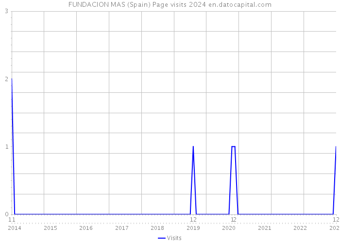 FUNDACION MAS (Spain) Page visits 2024 