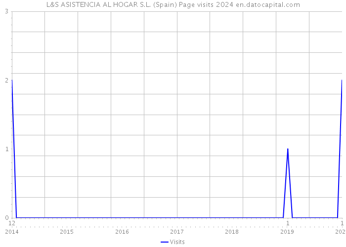 L&S ASISTENCIA AL HOGAR S.L. (Spain) Page visits 2024 