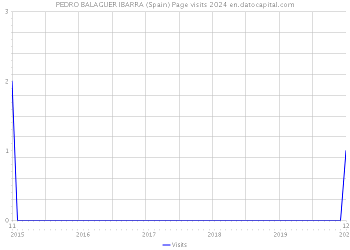 PEDRO BALAGUER IBARRA (Spain) Page visits 2024 