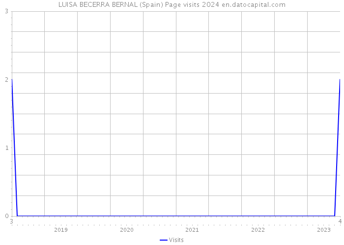 LUISA BECERRA BERNAL (Spain) Page visits 2024 