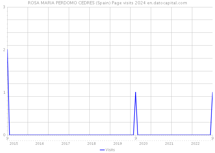 ROSA MARIA PERDOMO CEDRES (Spain) Page visits 2024 