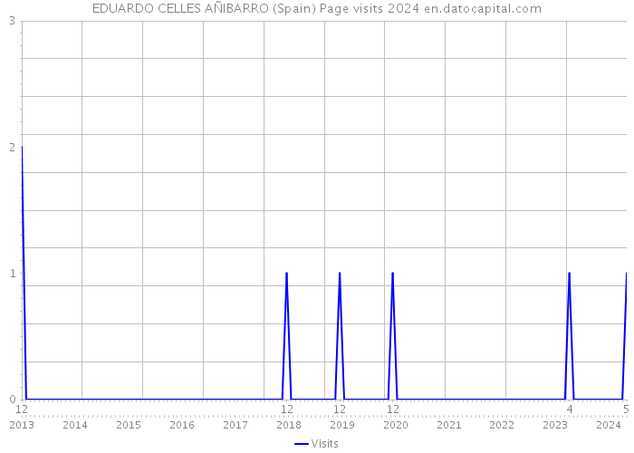 EDUARDO CELLES AÑIBARRO (Spain) Page visits 2024 