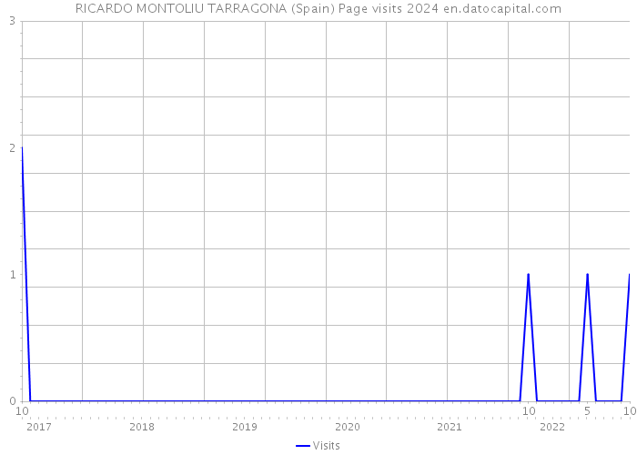 RICARDO MONTOLIU TARRAGONA (Spain) Page visits 2024 