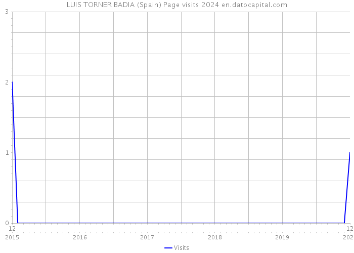 LUIS TORNER BADIA (Spain) Page visits 2024 