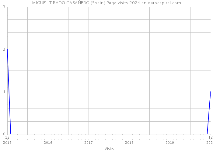 MIGUEL TIRADO CABAÑERO (Spain) Page visits 2024 
