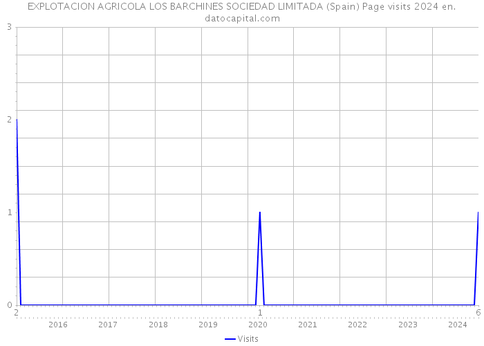 EXPLOTACION AGRICOLA LOS BARCHINES SOCIEDAD LIMITADA (Spain) Page visits 2024 