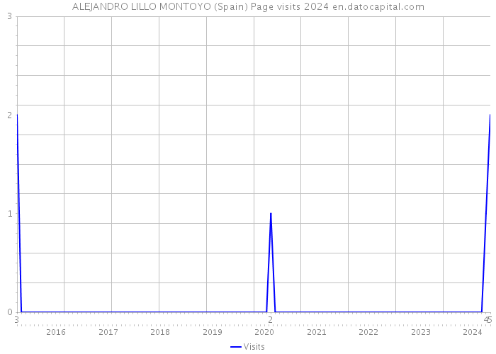 ALEJANDRO LILLO MONTOYO (Spain) Page visits 2024 