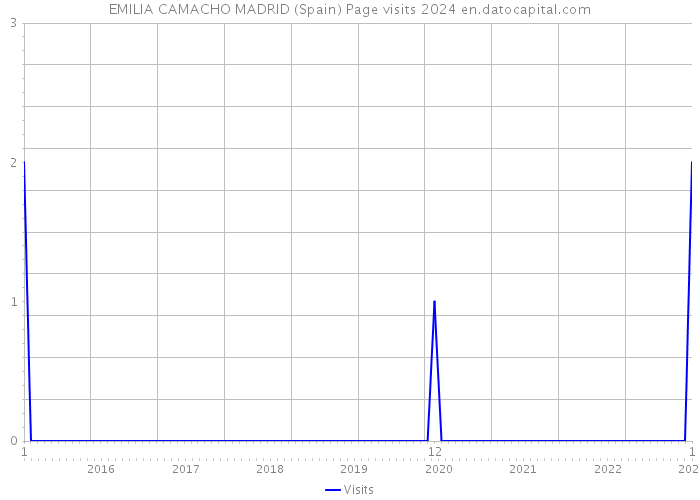 EMILIA CAMACHO MADRID (Spain) Page visits 2024 