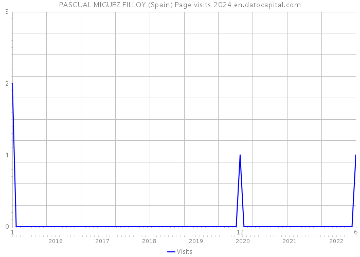 PASCUAL MIGUEZ FILLOY (Spain) Page visits 2024 