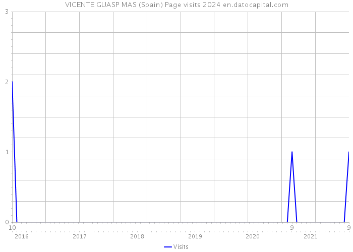 VICENTE GUASP MAS (Spain) Page visits 2024 