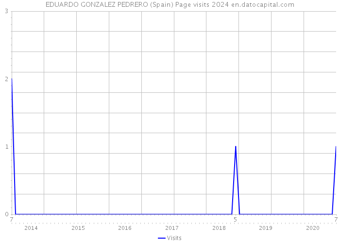 EDUARDO GONZALEZ PEDRERO (Spain) Page visits 2024 