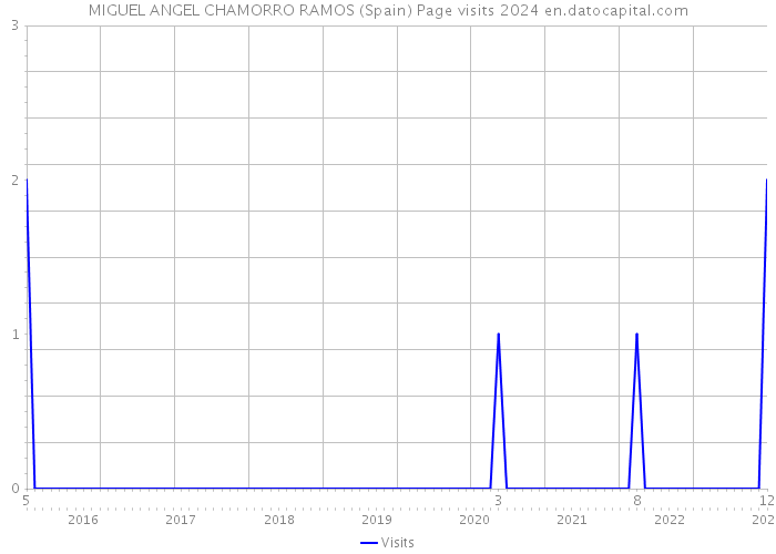 MIGUEL ANGEL CHAMORRO RAMOS (Spain) Page visits 2024 