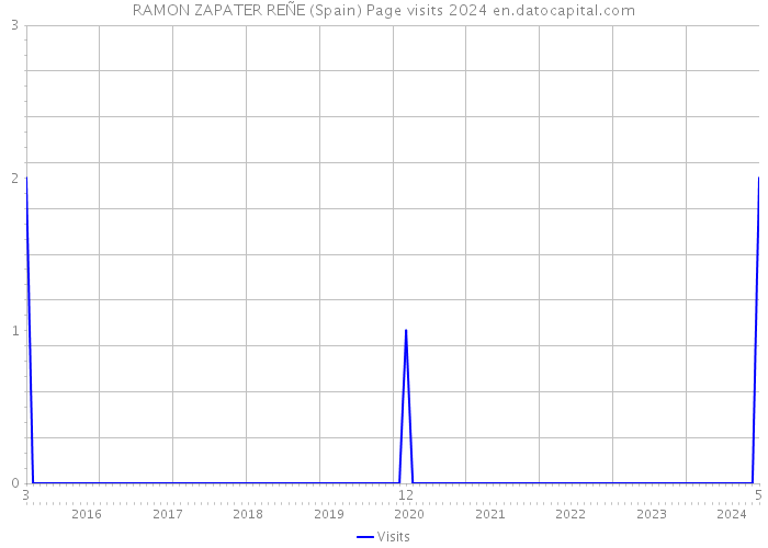 RAMON ZAPATER REÑE (Spain) Page visits 2024 