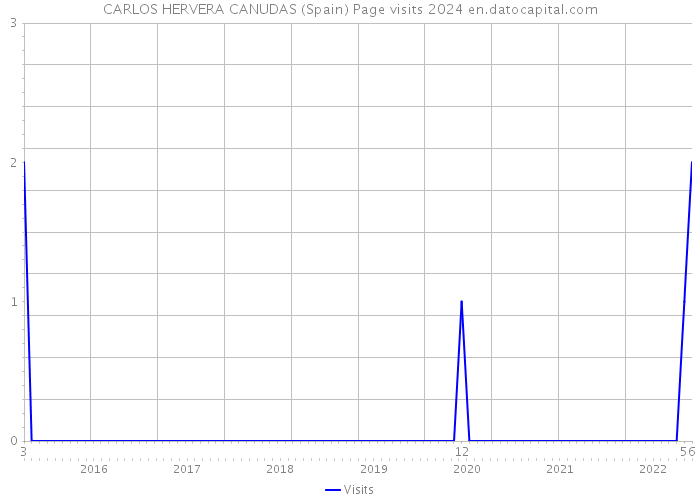CARLOS HERVERA CANUDAS (Spain) Page visits 2024 