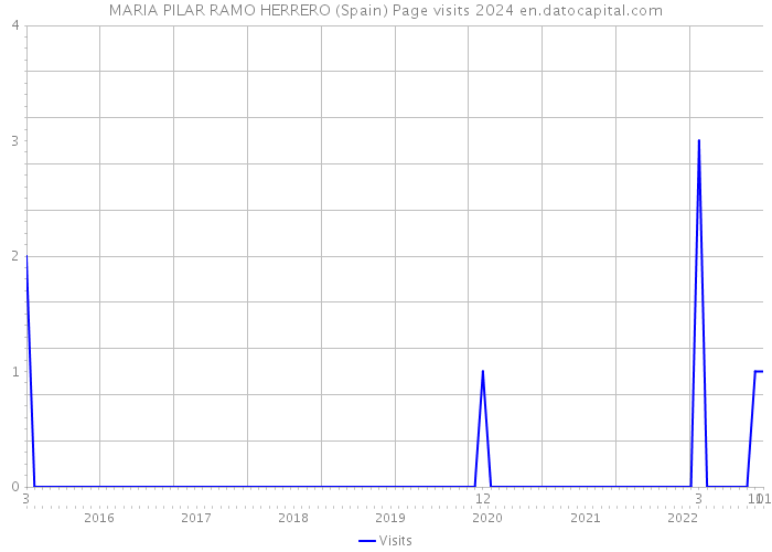 MARIA PILAR RAMO HERRERO (Spain) Page visits 2024 