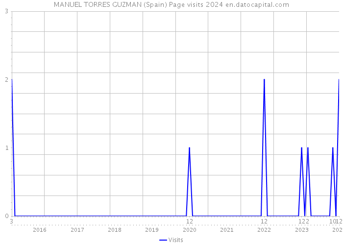 MANUEL TORRES GUZMAN (Spain) Page visits 2024 