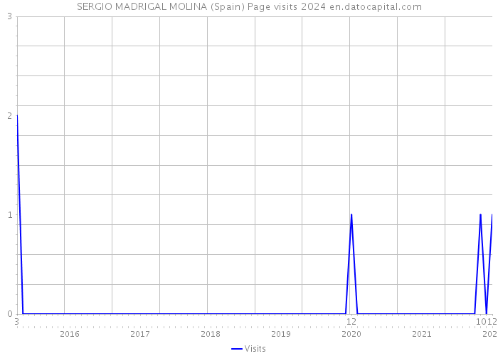 SERGIO MADRIGAL MOLINA (Spain) Page visits 2024 