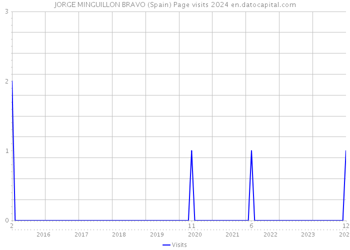 JORGE MINGUILLON BRAVO (Spain) Page visits 2024 