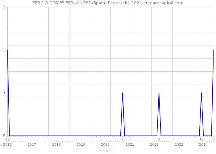 SERGIO GOMEZ FERNANDEZ (Spain) Page visits 2024 