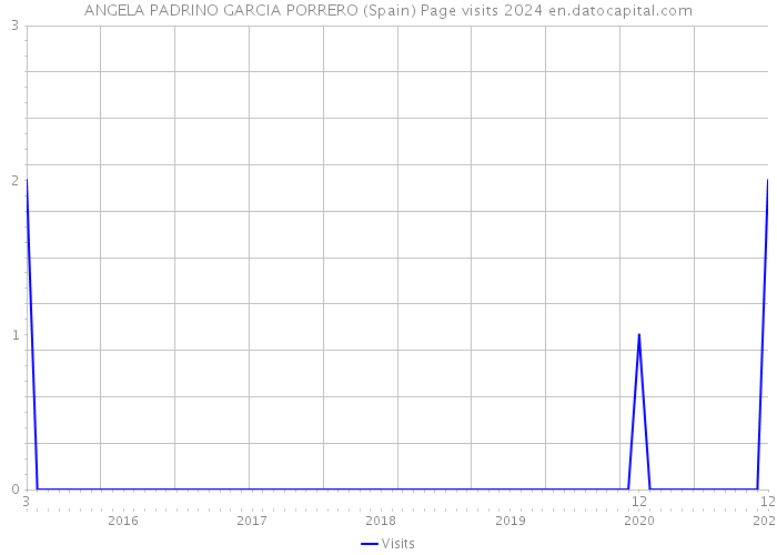 ANGELA PADRINO GARCIA PORRERO (Spain) Page visits 2024 
