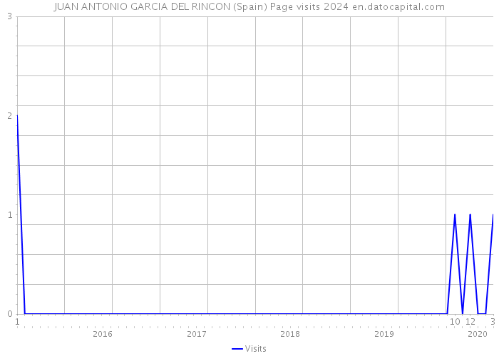 JUAN ANTONIO GARCIA DEL RINCON (Spain) Page visits 2024 