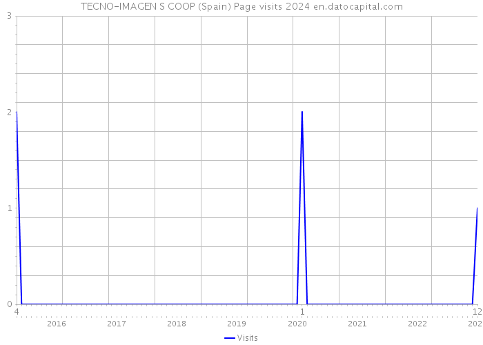 TECNO-IMAGEN S COOP (Spain) Page visits 2024 