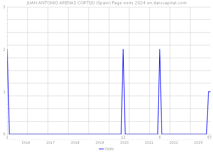 JUAN ANTONIO ARENAS CORTIJO (Spain) Page visits 2024 