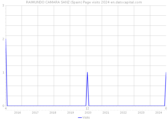 RAIMUNDO CAMARA SANZ (Spain) Page visits 2024 