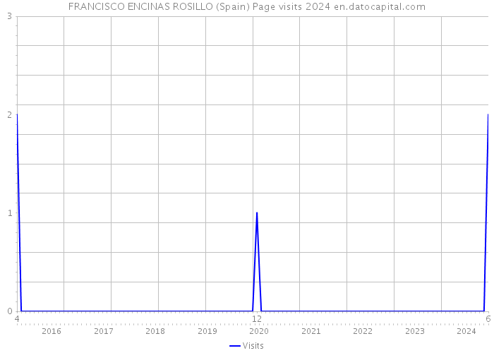 FRANCISCO ENCINAS ROSILLO (Spain) Page visits 2024 