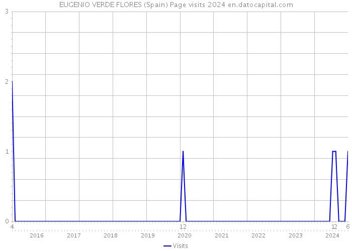 EUGENIO VERDE FLORES (Spain) Page visits 2024 