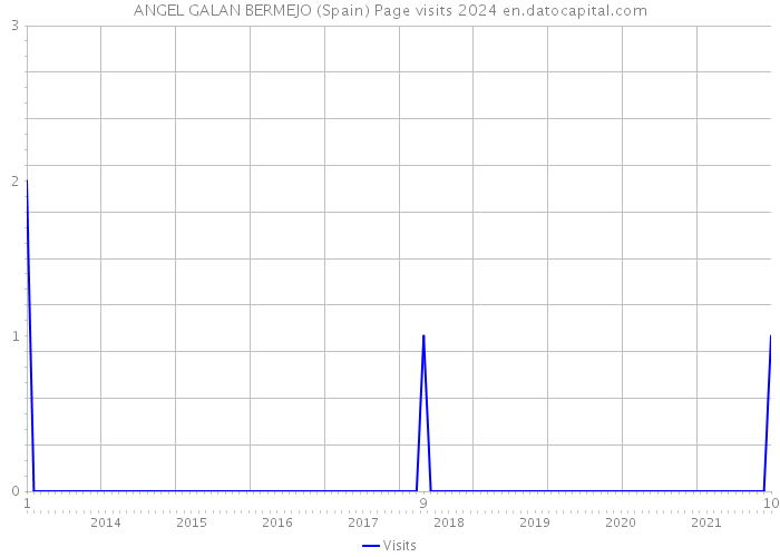 ANGEL GALAN BERMEJO (Spain) Page visits 2024 