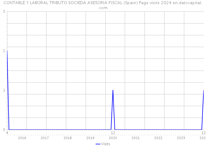 CONTABLE Y LABORAL TRIBUTO SOCIEDA ASESORIA FISCAL (Spain) Page visits 2024 