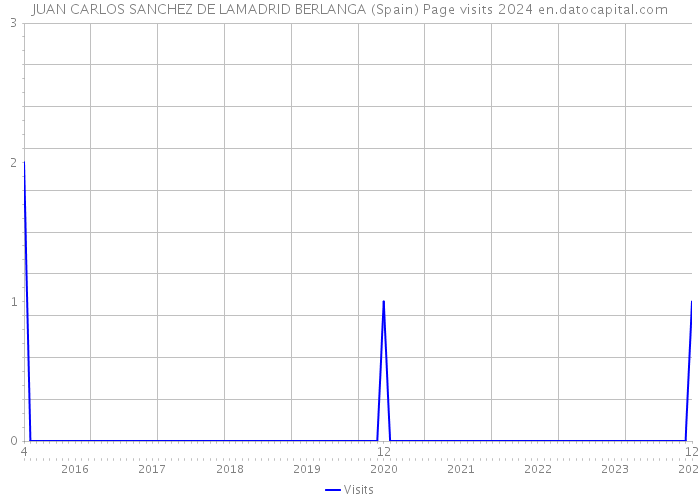 JUAN CARLOS SANCHEZ DE LAMADRID BERLANGA (Spain) Page visits 2024 