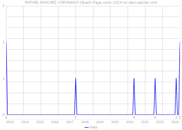 RAFAEL SANCHEZ CORONADO (Spain) Page visits 2024 